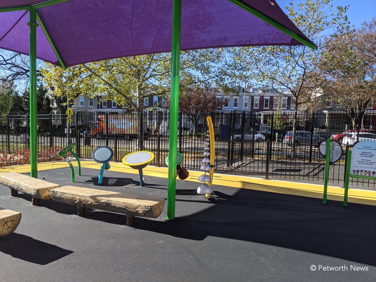 Our kids have lovingly nicknamed our new playground the rainbow playground!  🌈 Check out these before and after photos to see its colorful  transformation!, By Telegraph Hill Neighborhood Center / TEL HI
