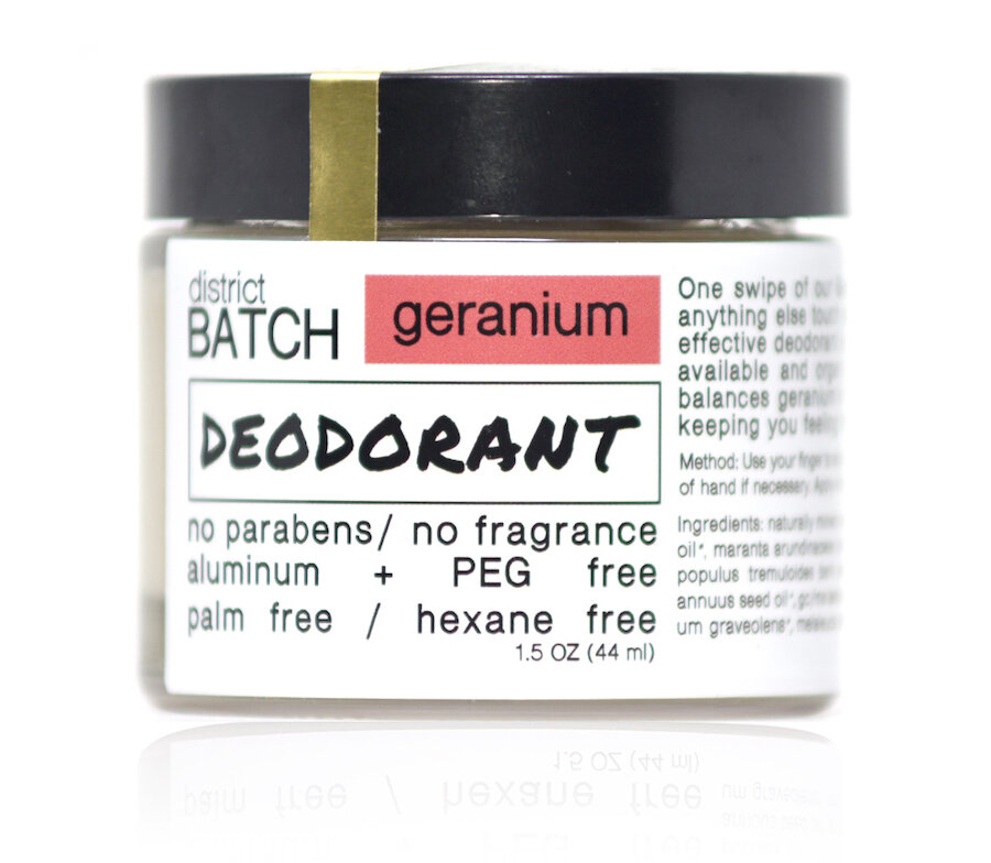 One of the popular deodorants from District Batch