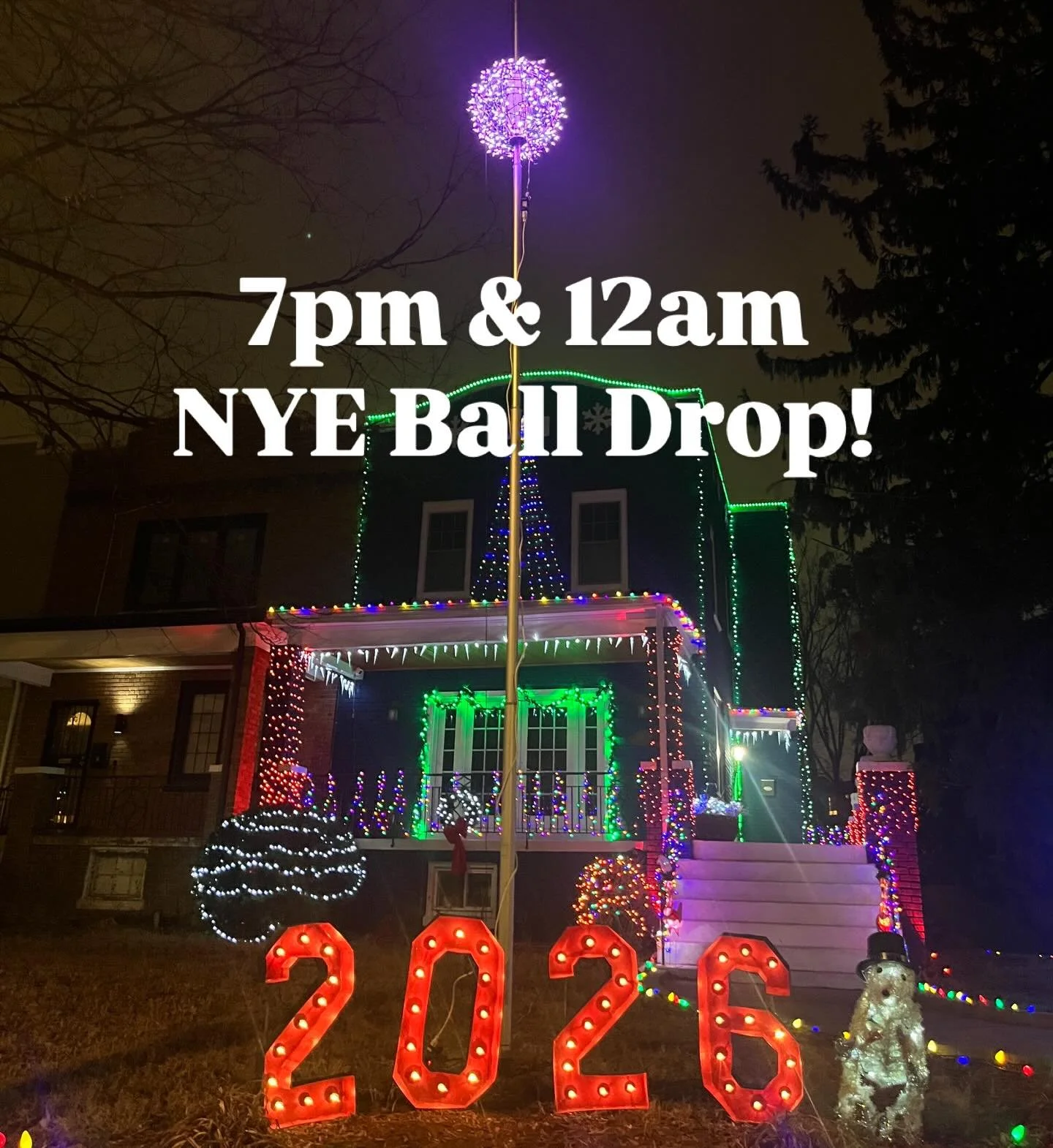 Come see the ball drop for New Year&rsquo;s at 1 Sherman Circle at 7 PM for the little ones, and stroke of midnight for the big ones. #HappyNewYear