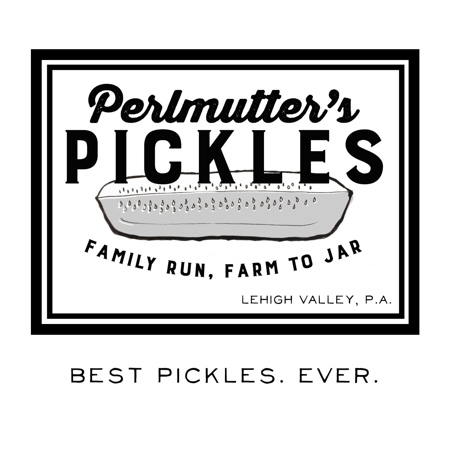 Perlmutter's Pickles - Logo