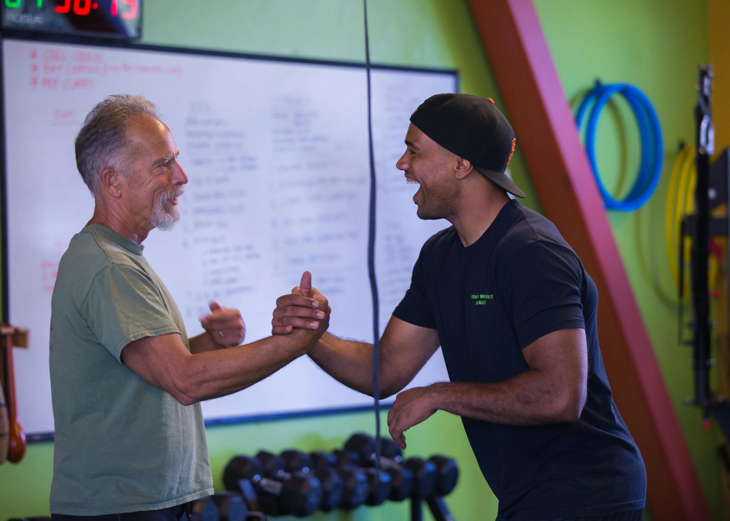 Quinn has great rapport with his clients..