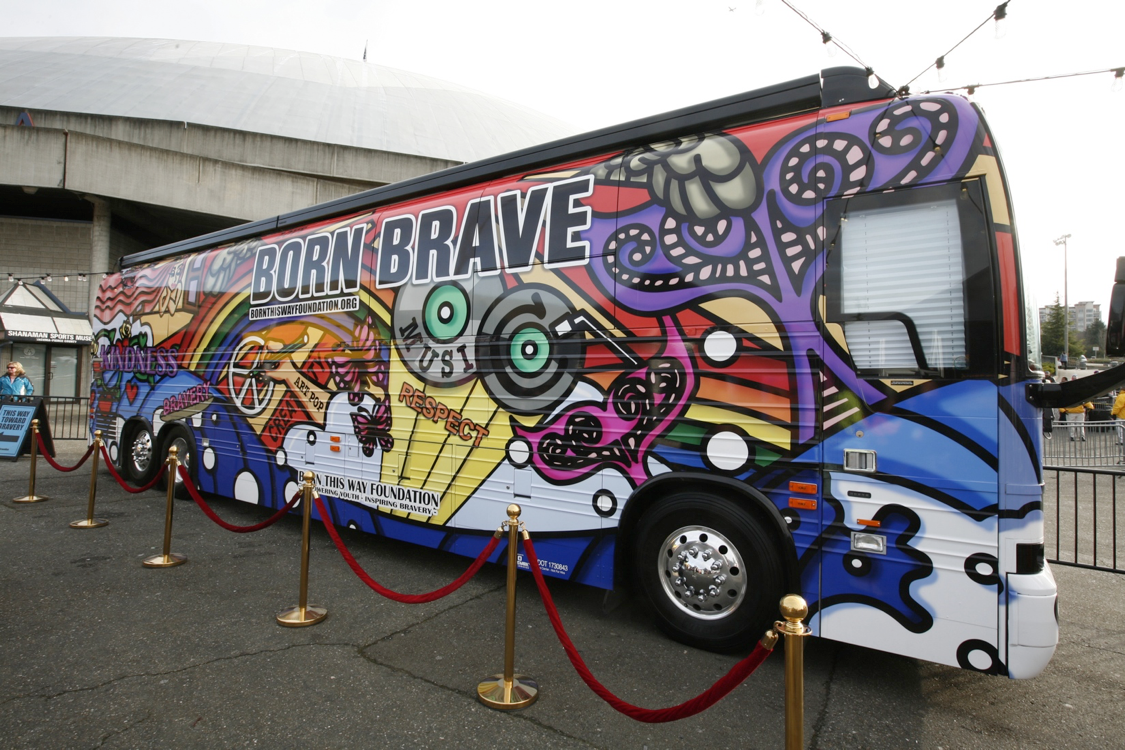 Lady Gaga Born Brave Bus