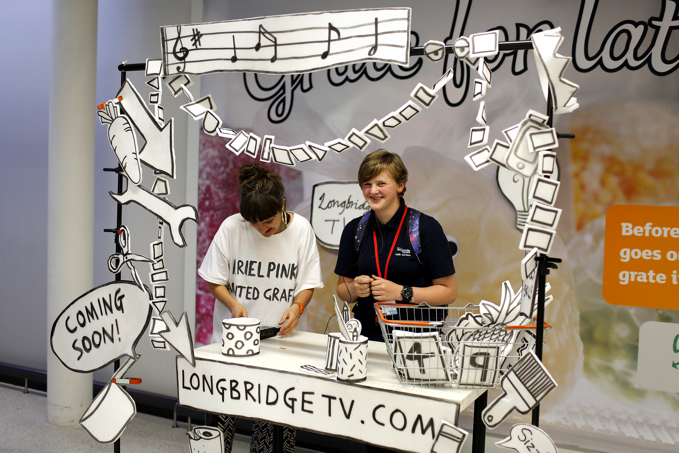  Longbridge TV workshop at Sainsbury's Longbridge 