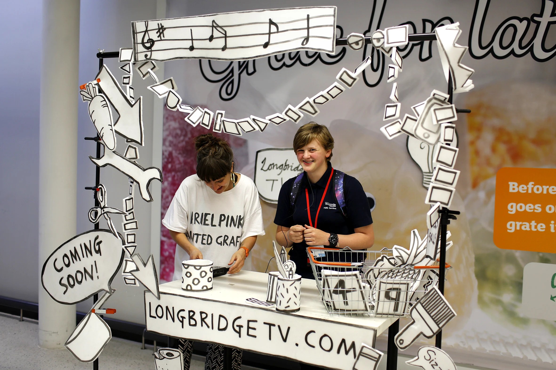 Longbridge TV workshop at Sainsbury's Longbridge