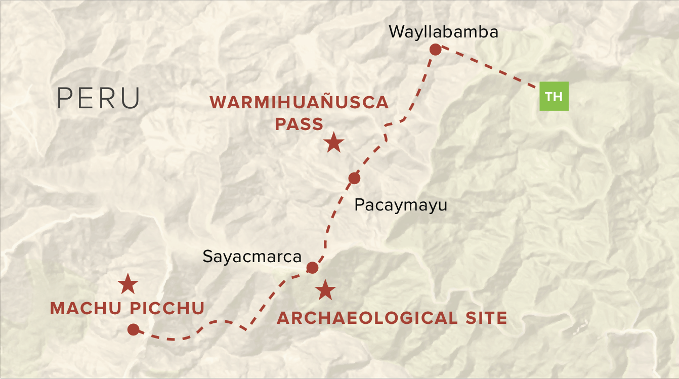 Inca Trail Elevation Chart