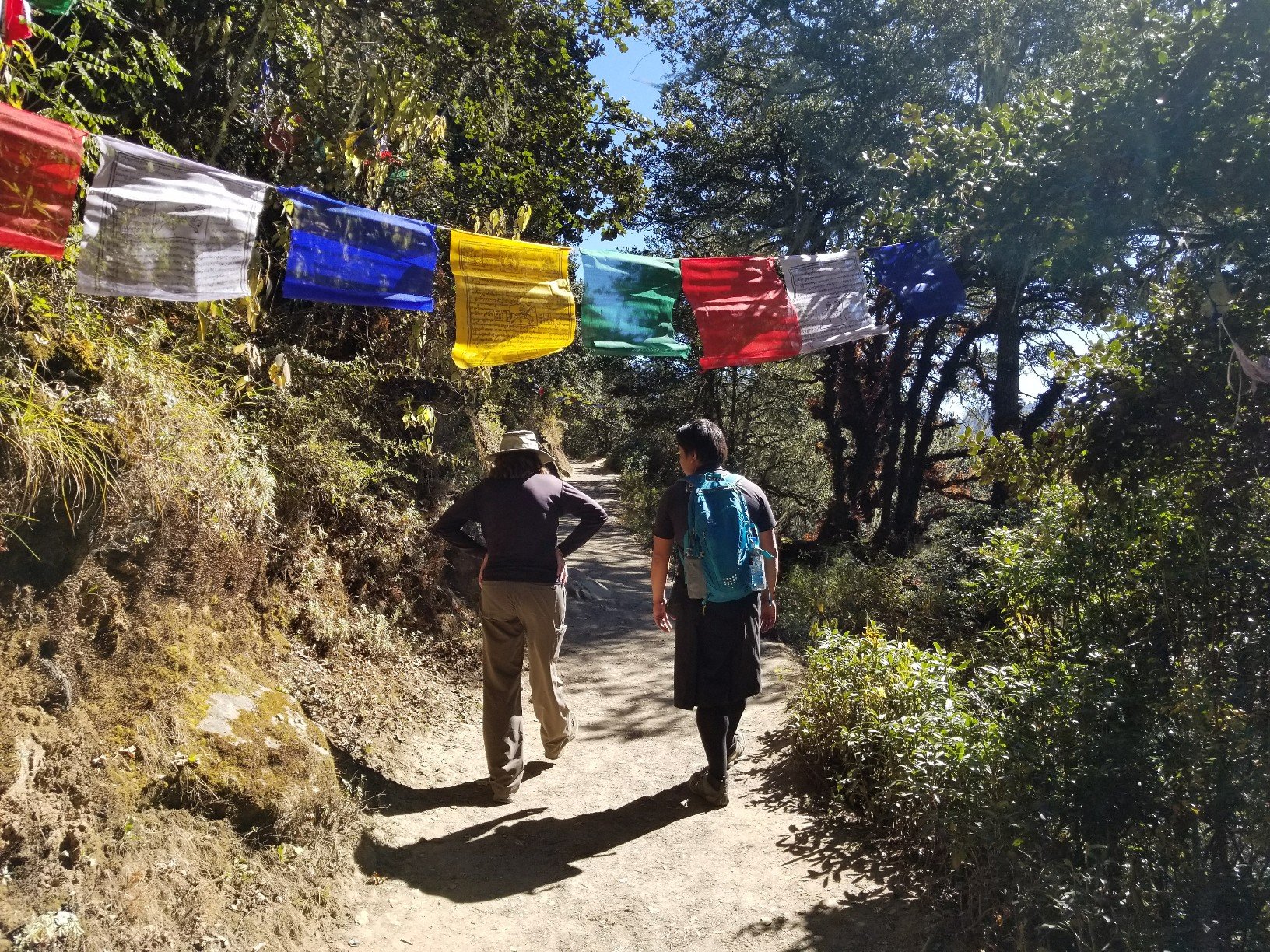 Bhutan Paro hiking flags.jpg
