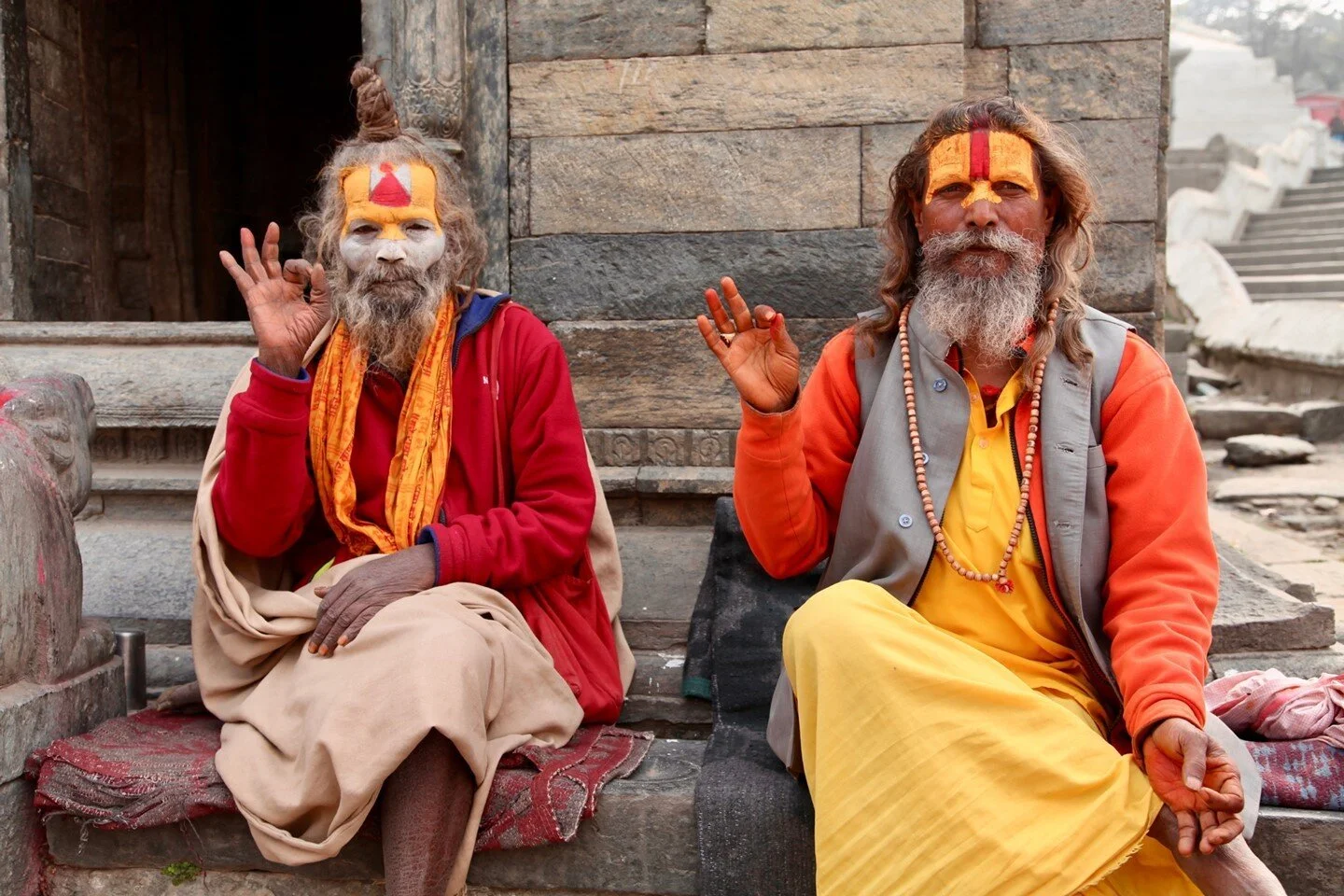 When in Kathmandu consider a visit to Pashupatinath Temple, a sacred Hindu temple complex located on the banks of the Bagmati River. You may encounter a Sadhu or two, devotees of Shiva, weaving through the throngs of people adorned in tan sandals and