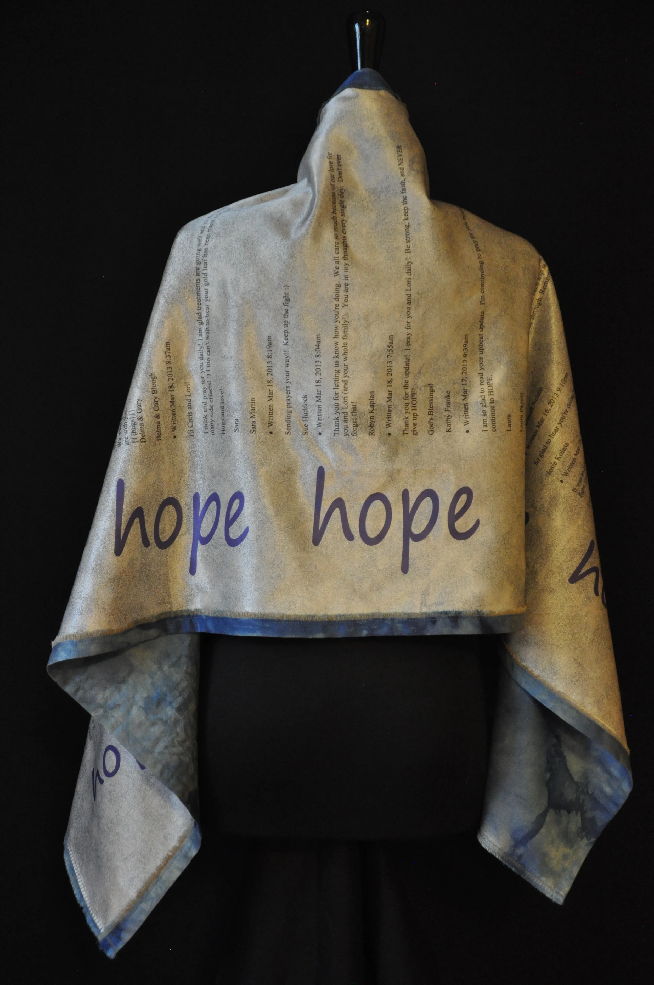 Lining of 'Lori's Shawl'