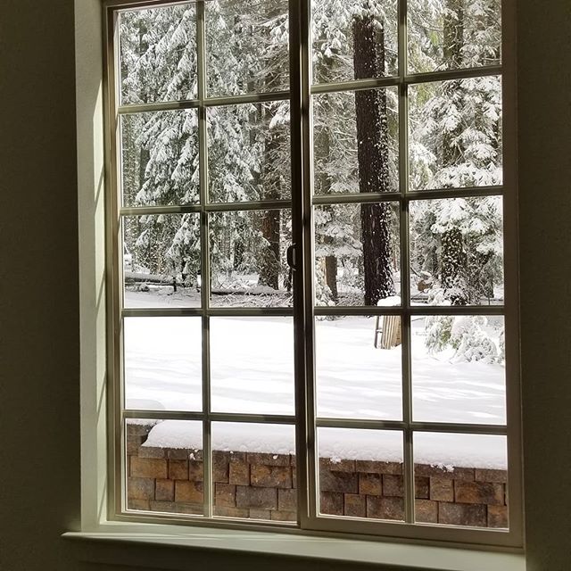 Snow adds such a view!