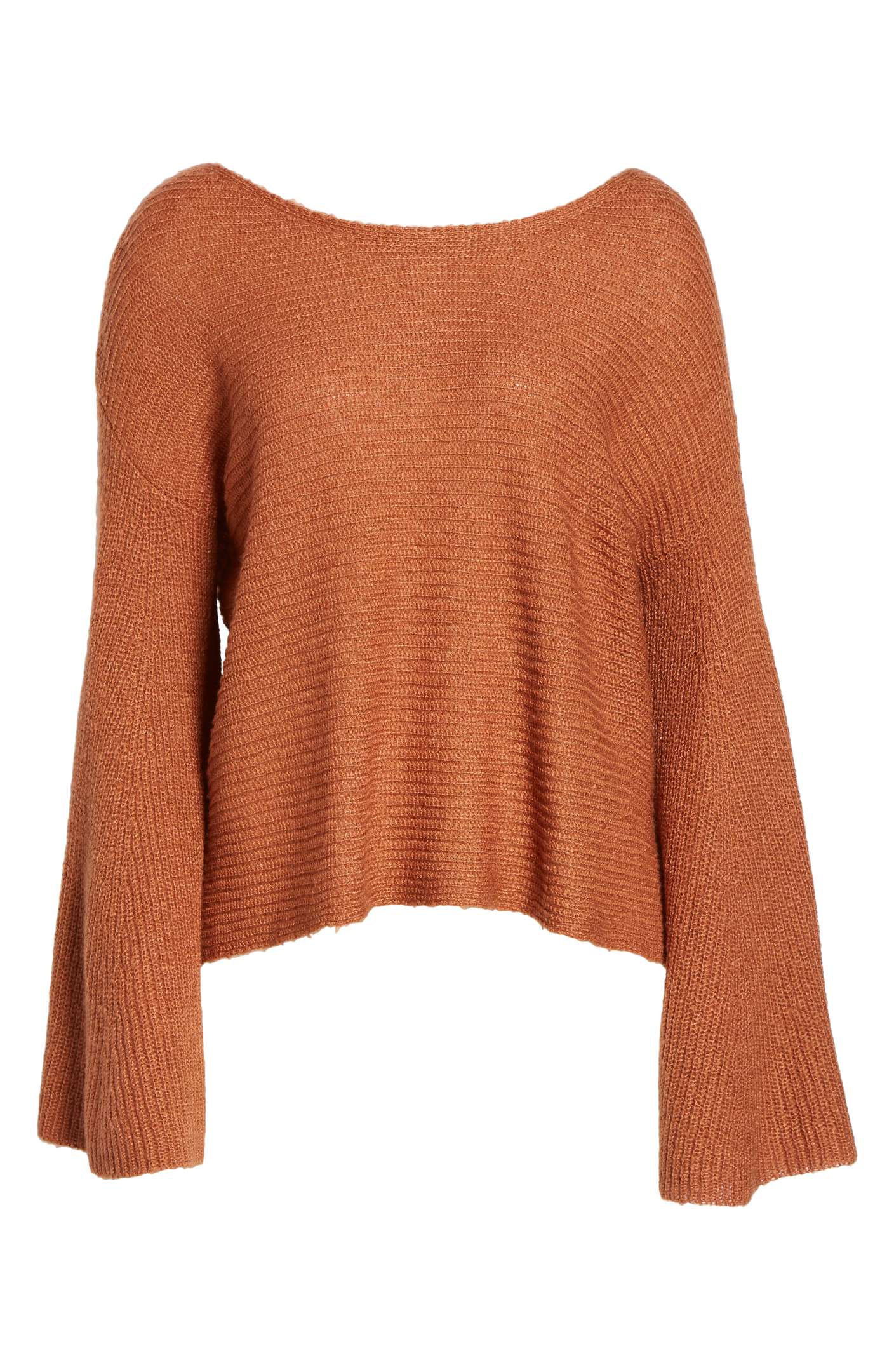 Bell sleeves copper sweater.jpg