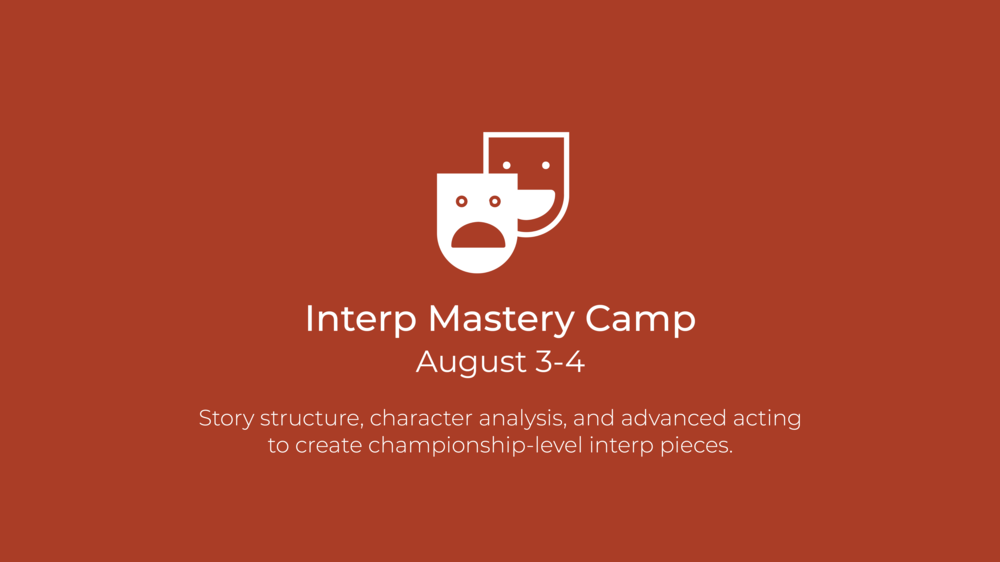 Interp Mastery Camp | Summer 2020