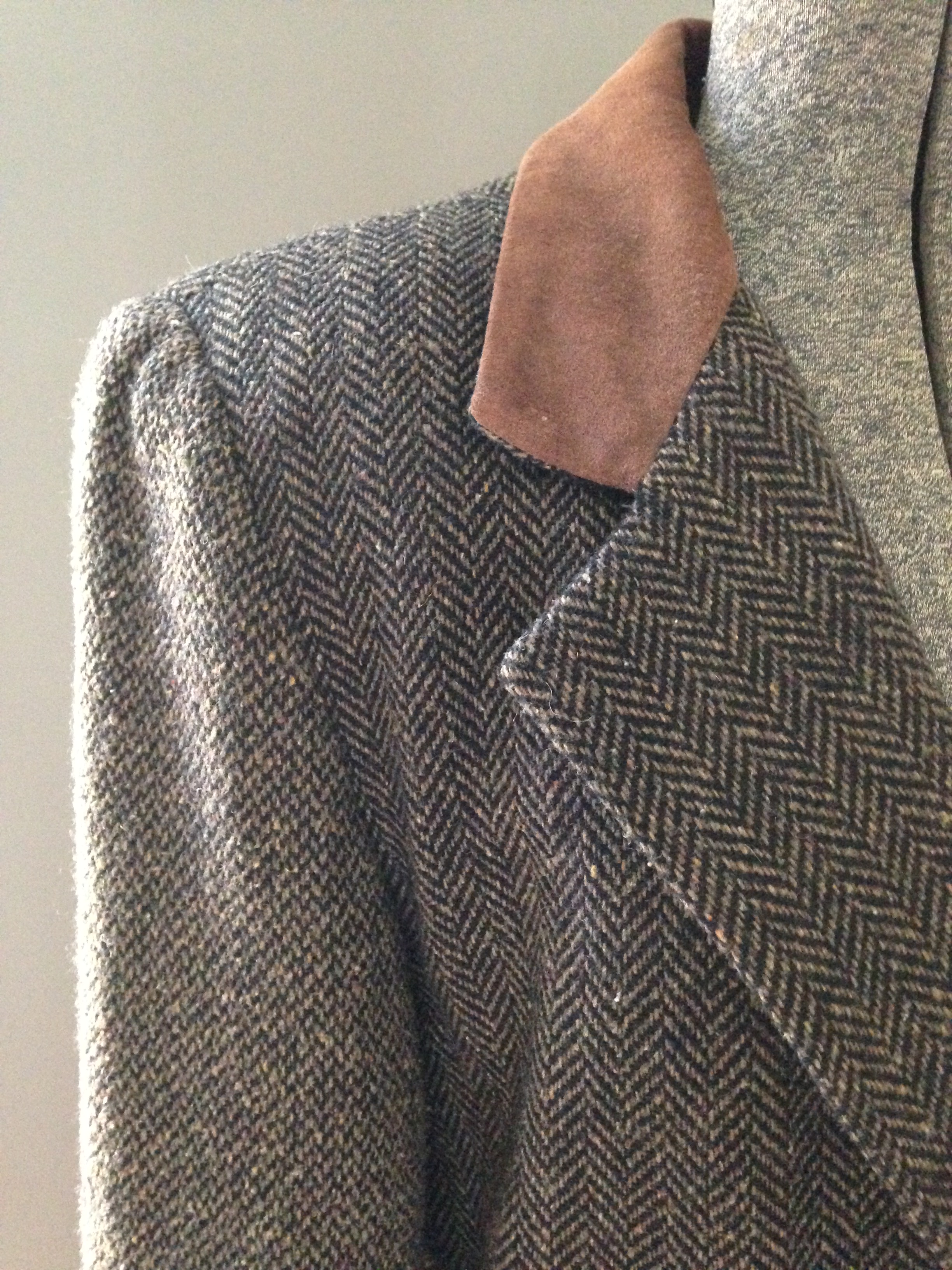 vintage tweed blazer
