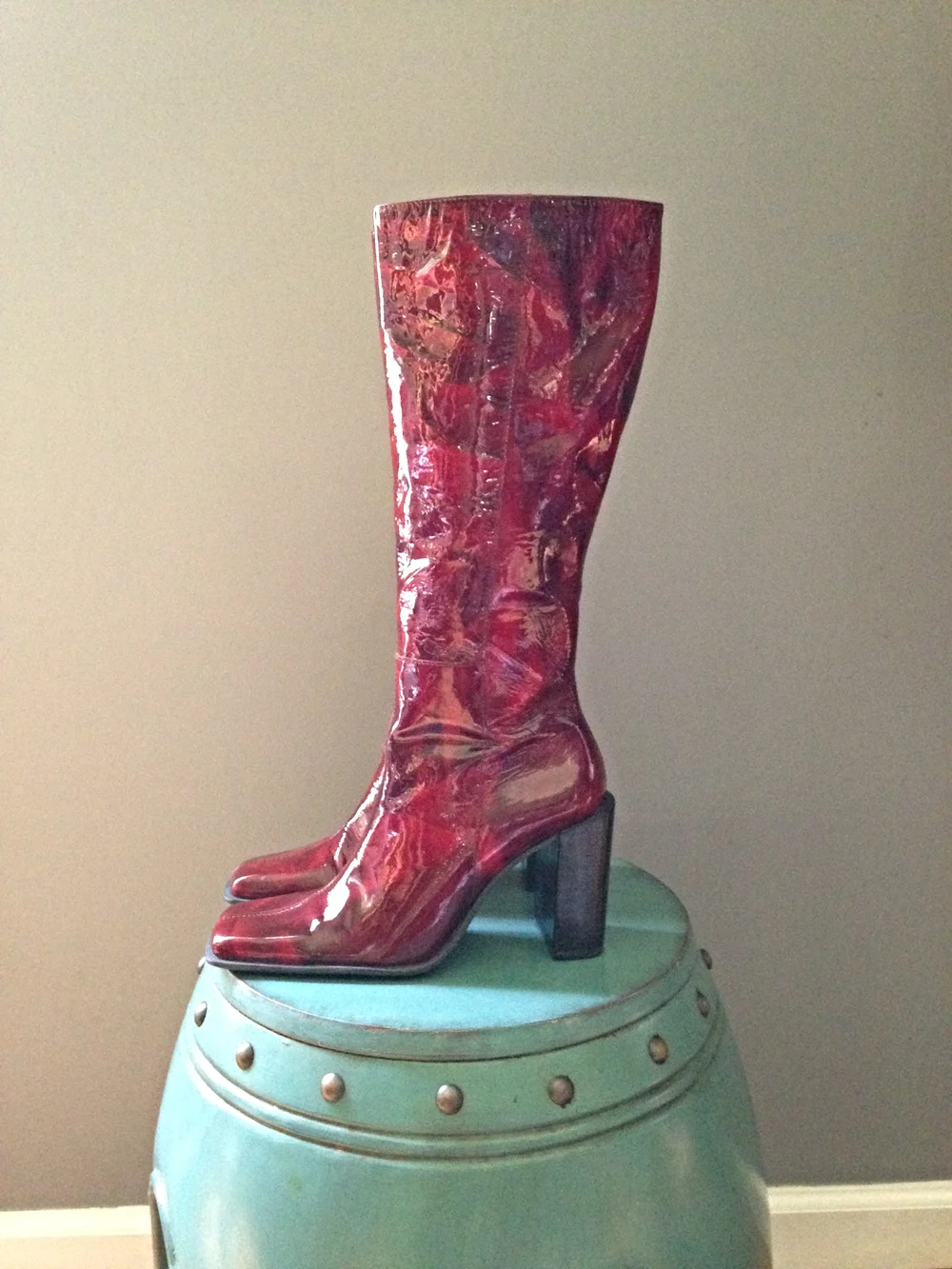 90s Red Boots