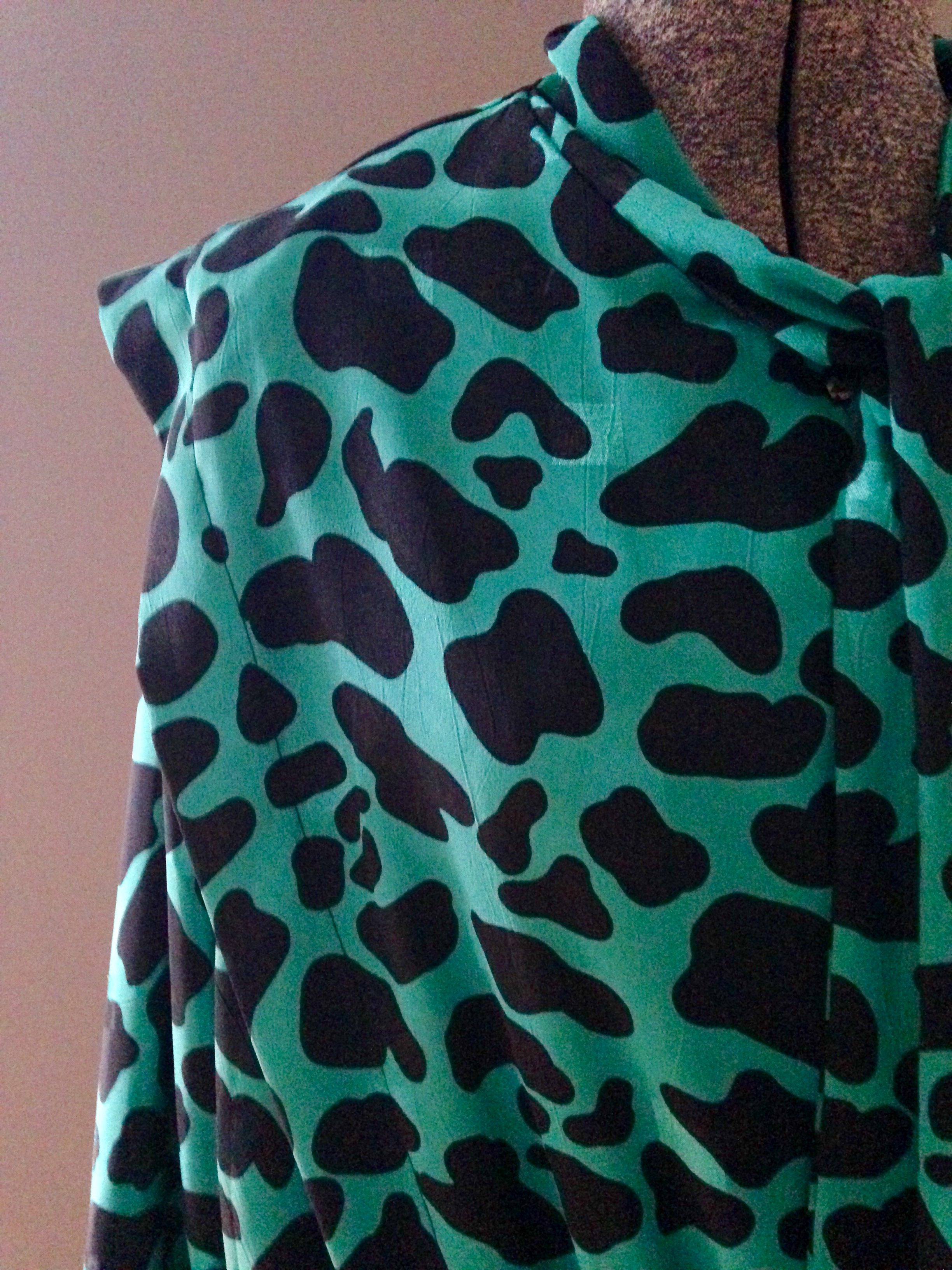 vintage green leopard print dress $41 - dresses - bright lights big pretty