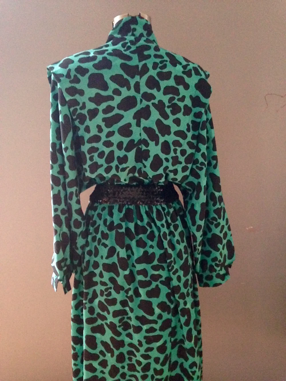 green emerald velvet dress Emerald City Satin Dress + Duster Set S