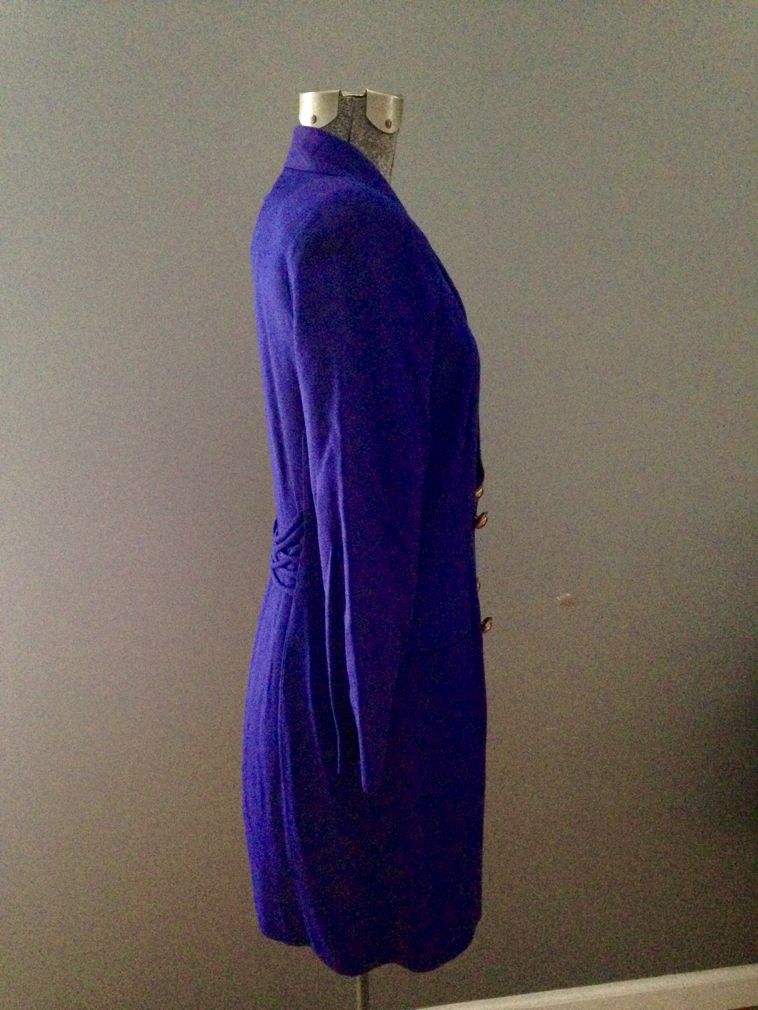 purple jacket dress