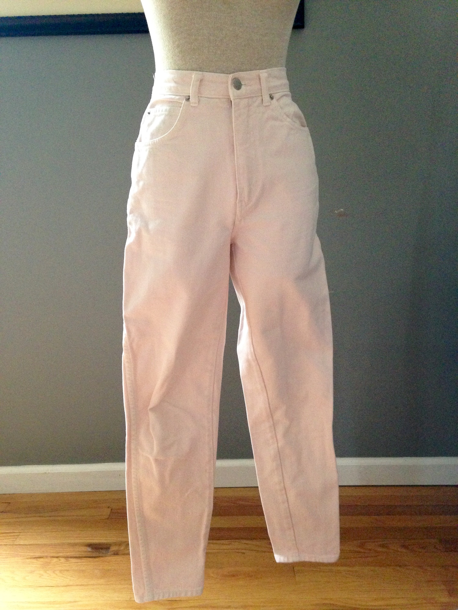 vintage pale pink denim jeans $39 - bottoms - bright lights big pretty