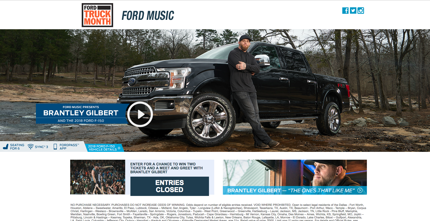 Screen shot of our image on Ford Music's website. To see the interview and video click here .