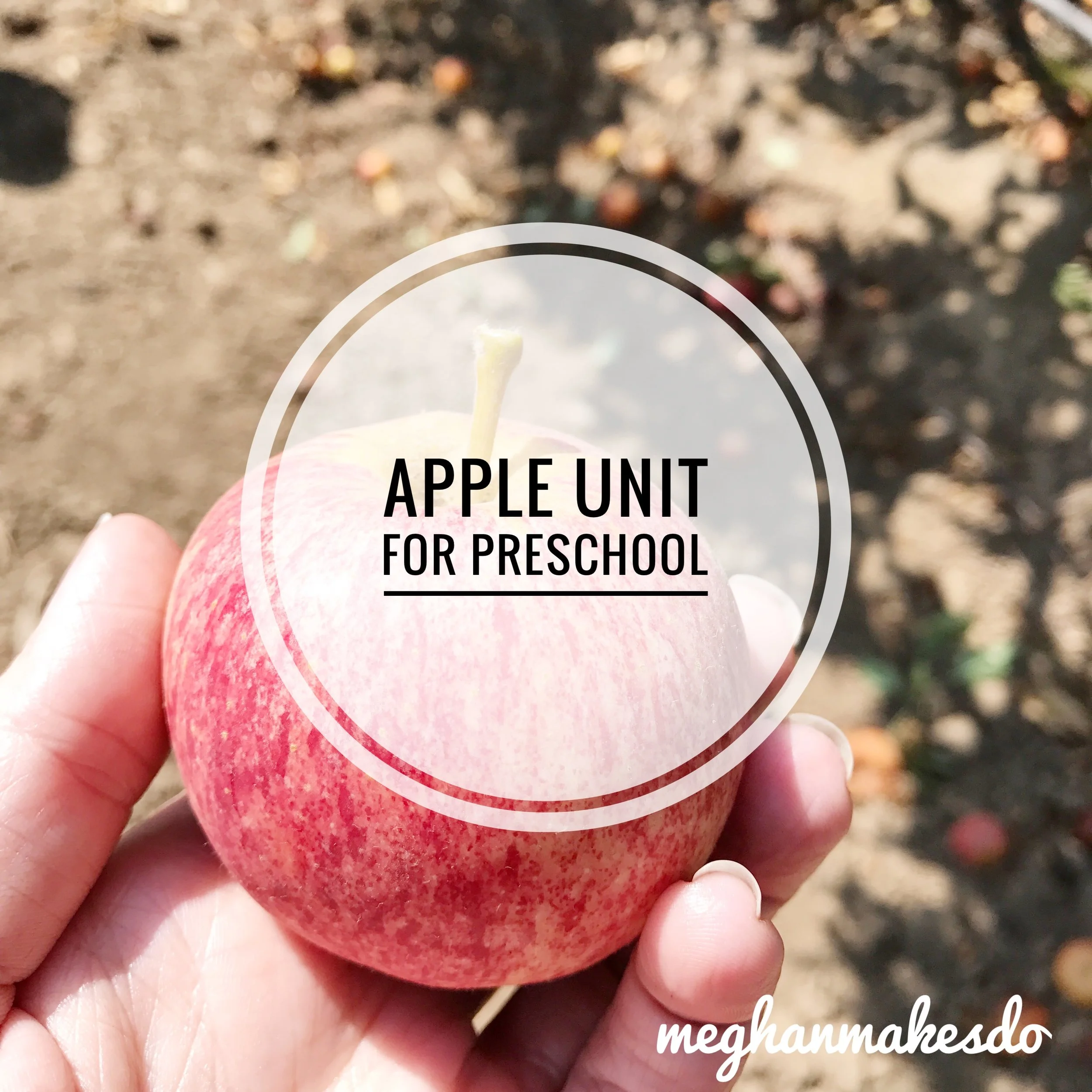 Home Preschool Apple Unit