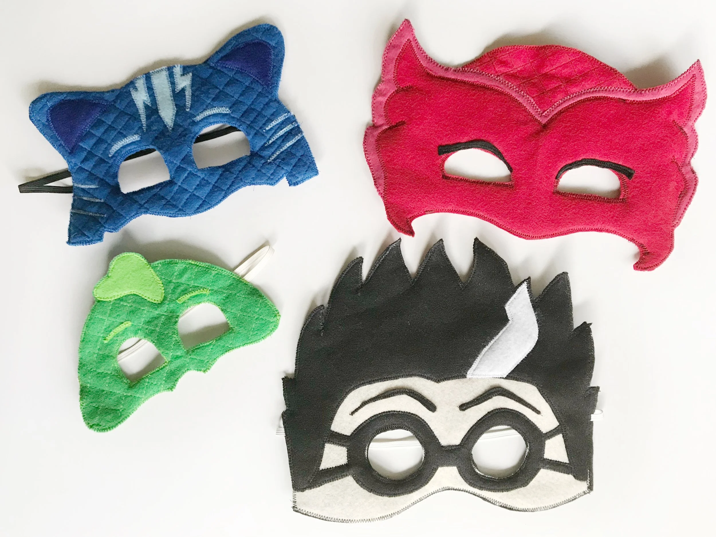 PJ Mask &amp; Free Mask Template