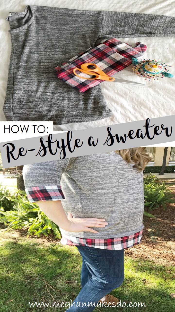 DIY Sweater Re-Style — Meghan Makes Do