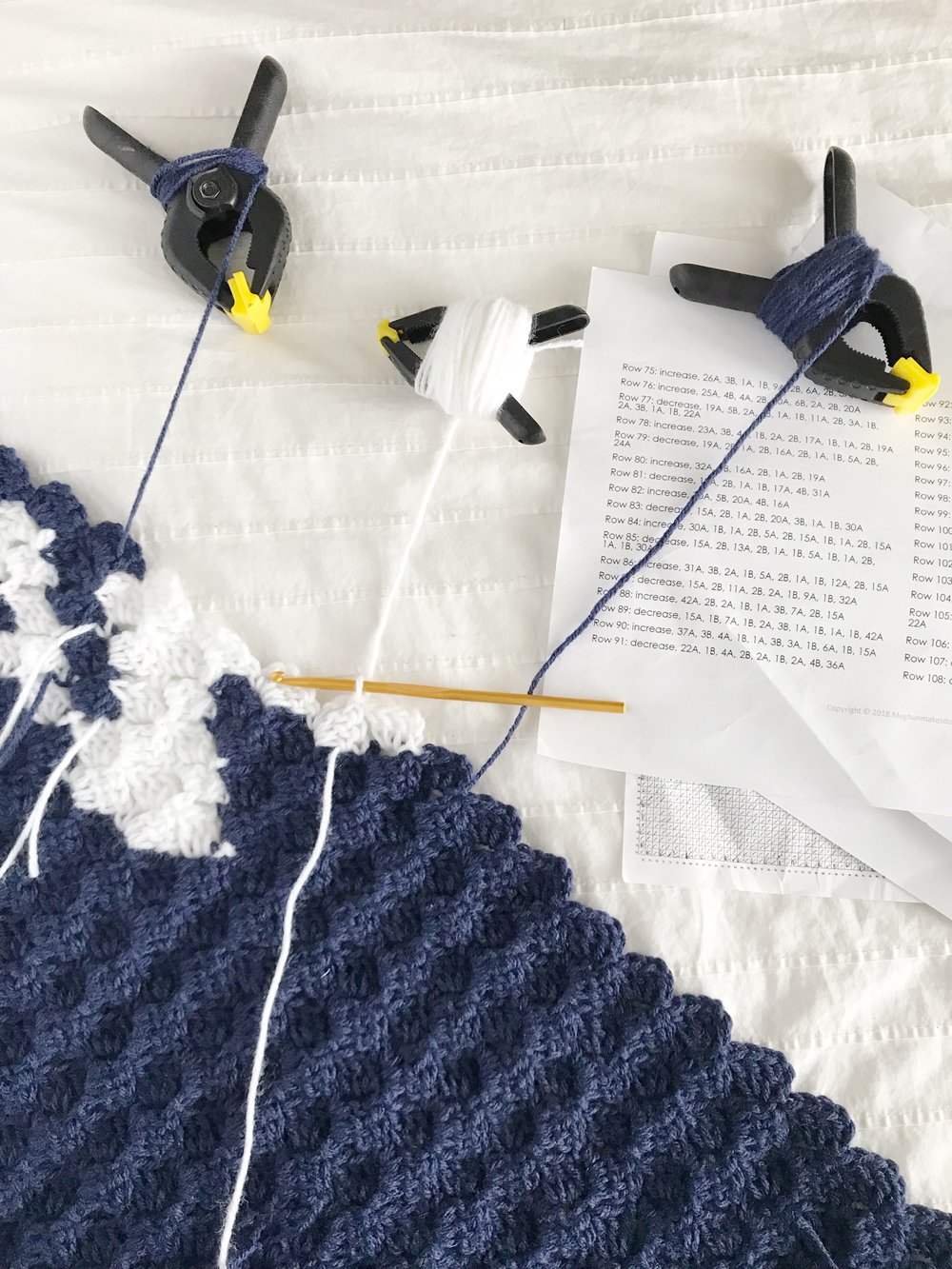 Changing Color in Corner To Corner Crochet — Meghan Makes Do