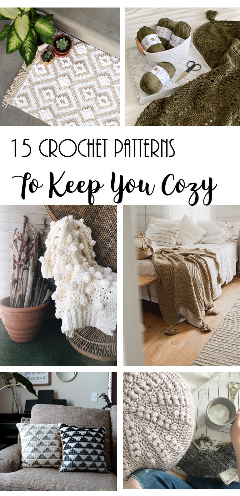 15 Free Crochet Blankets to Keep You Cozy