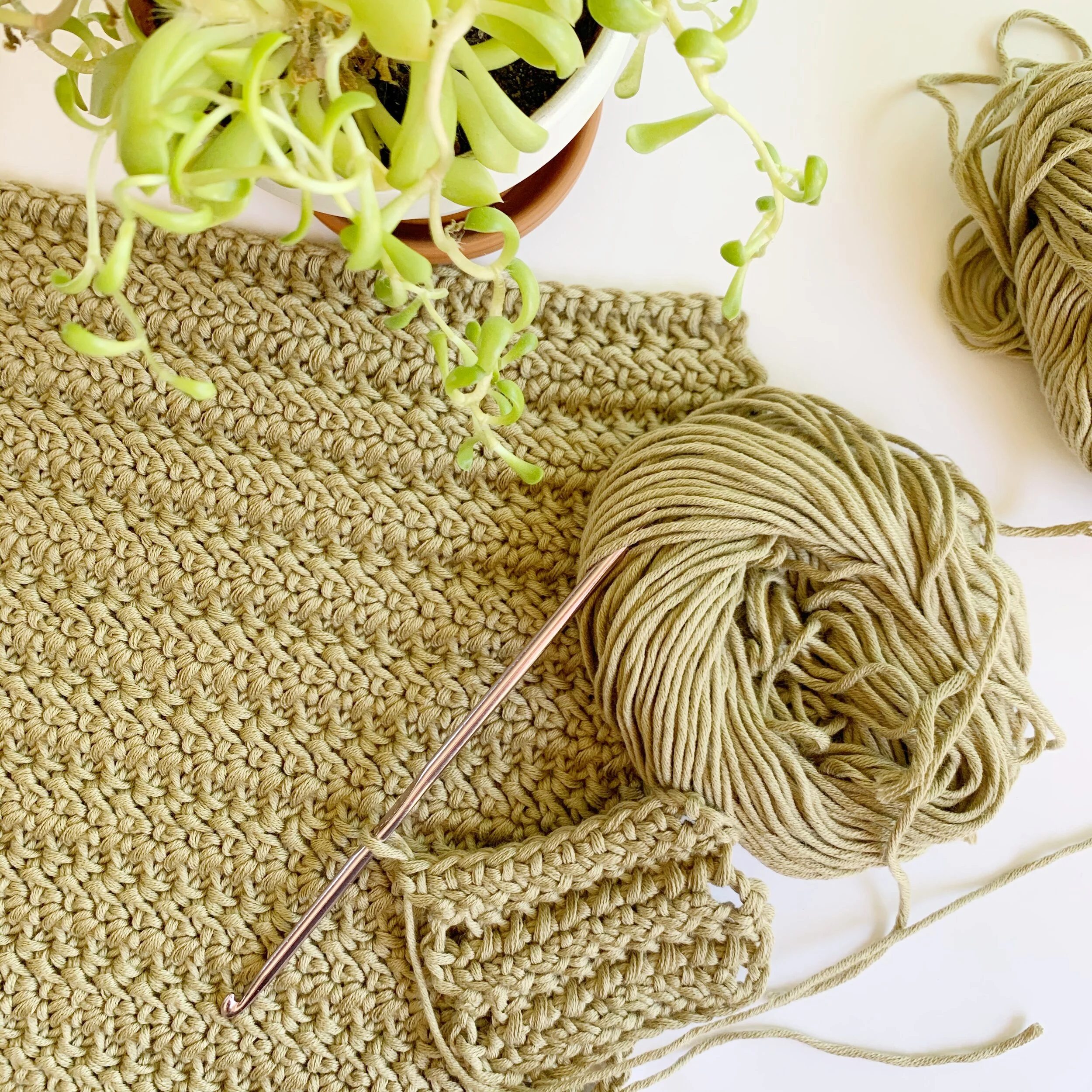Herringbone Double Crochet-Stitch Tutorial