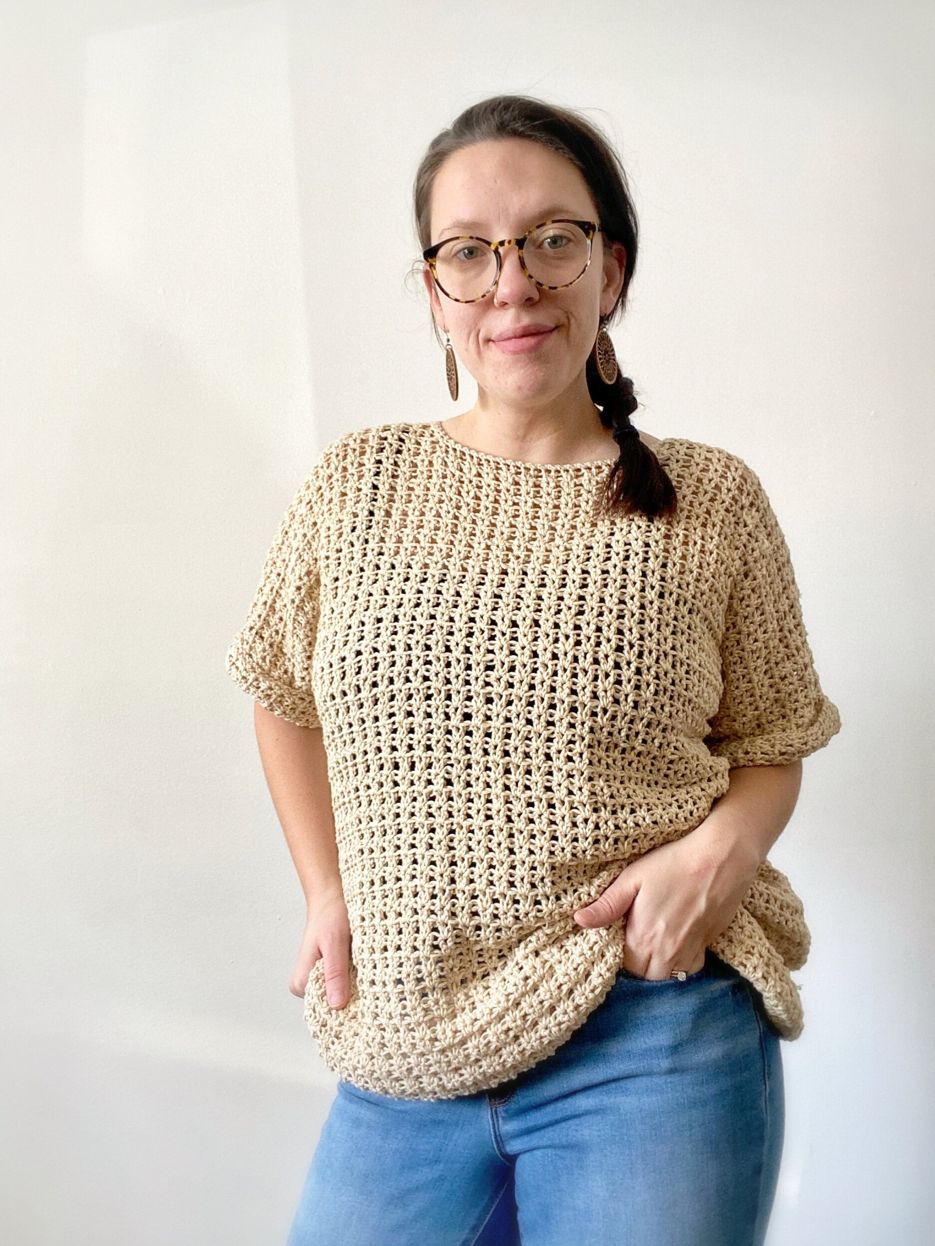 The Caris Pullover- Free Crochet Pattern — Meghan Makes Do