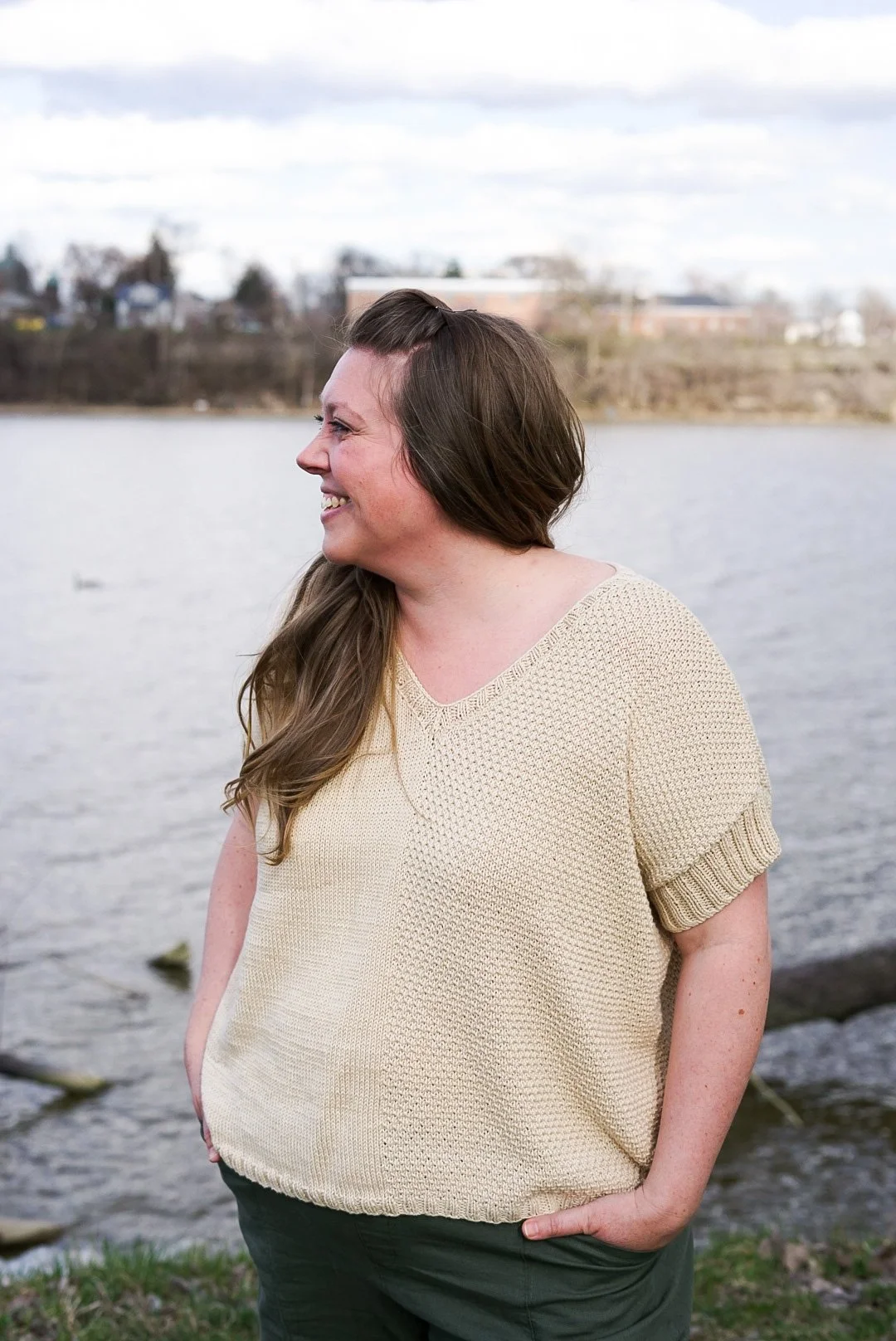 The Ansley Tee-Free Knitting Pattern