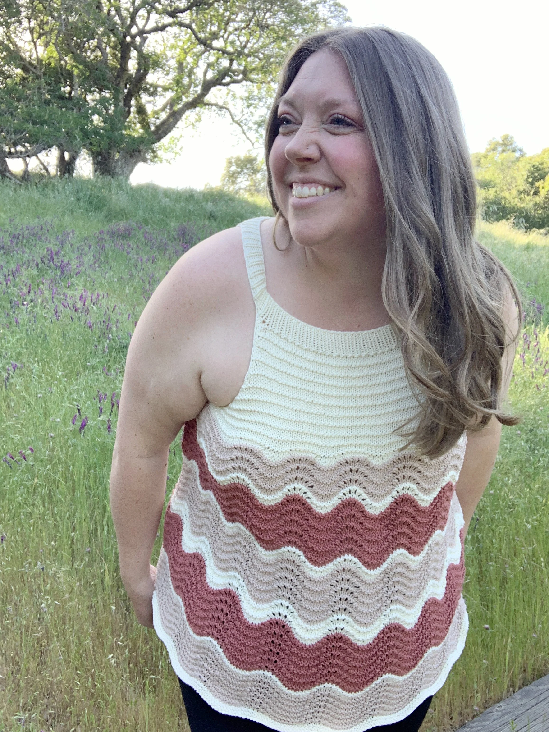 The Tesni Tank-Free Knitting Pattern