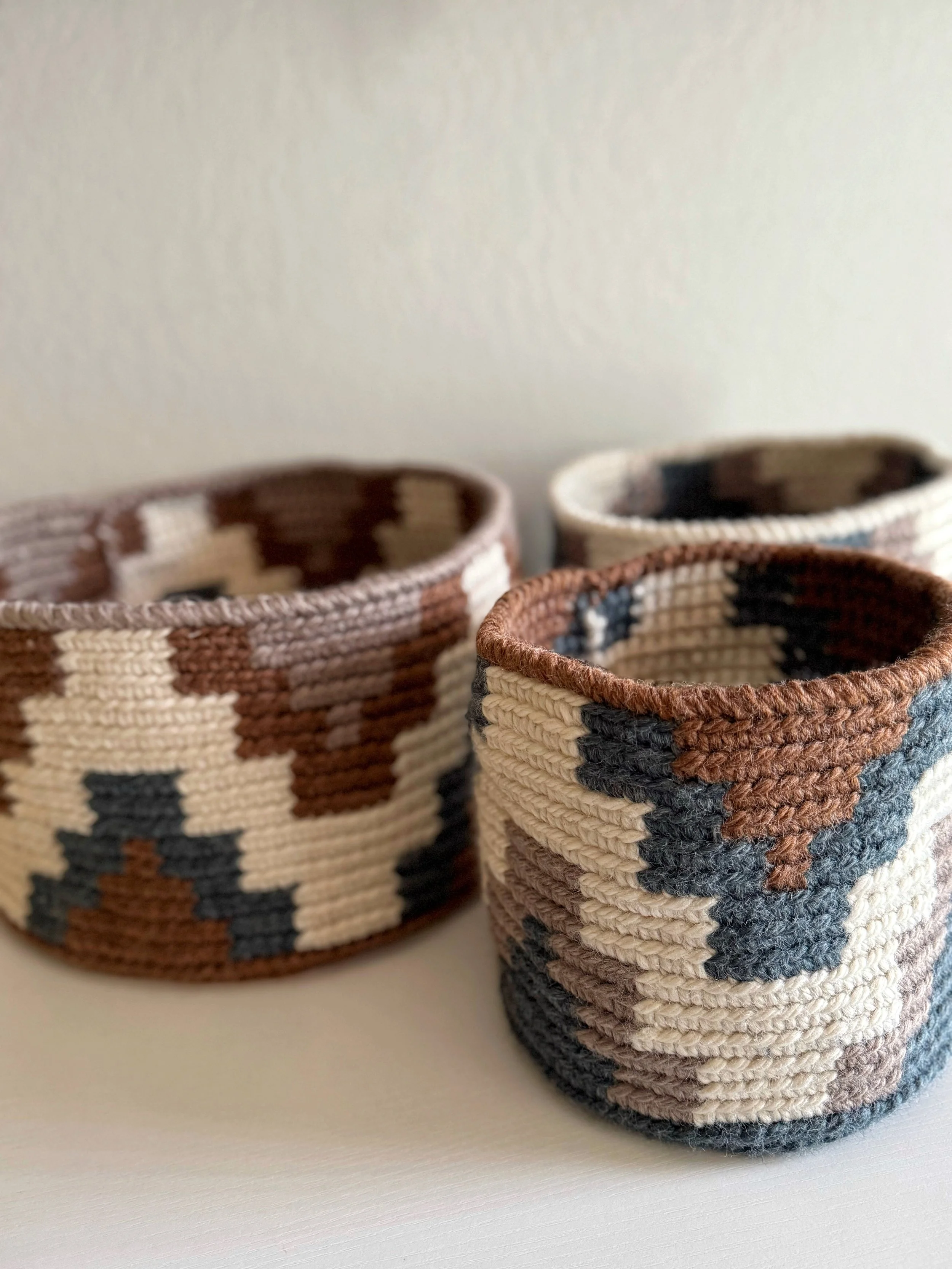 The Nori Nesting Baskets- Free Crochet Pattern