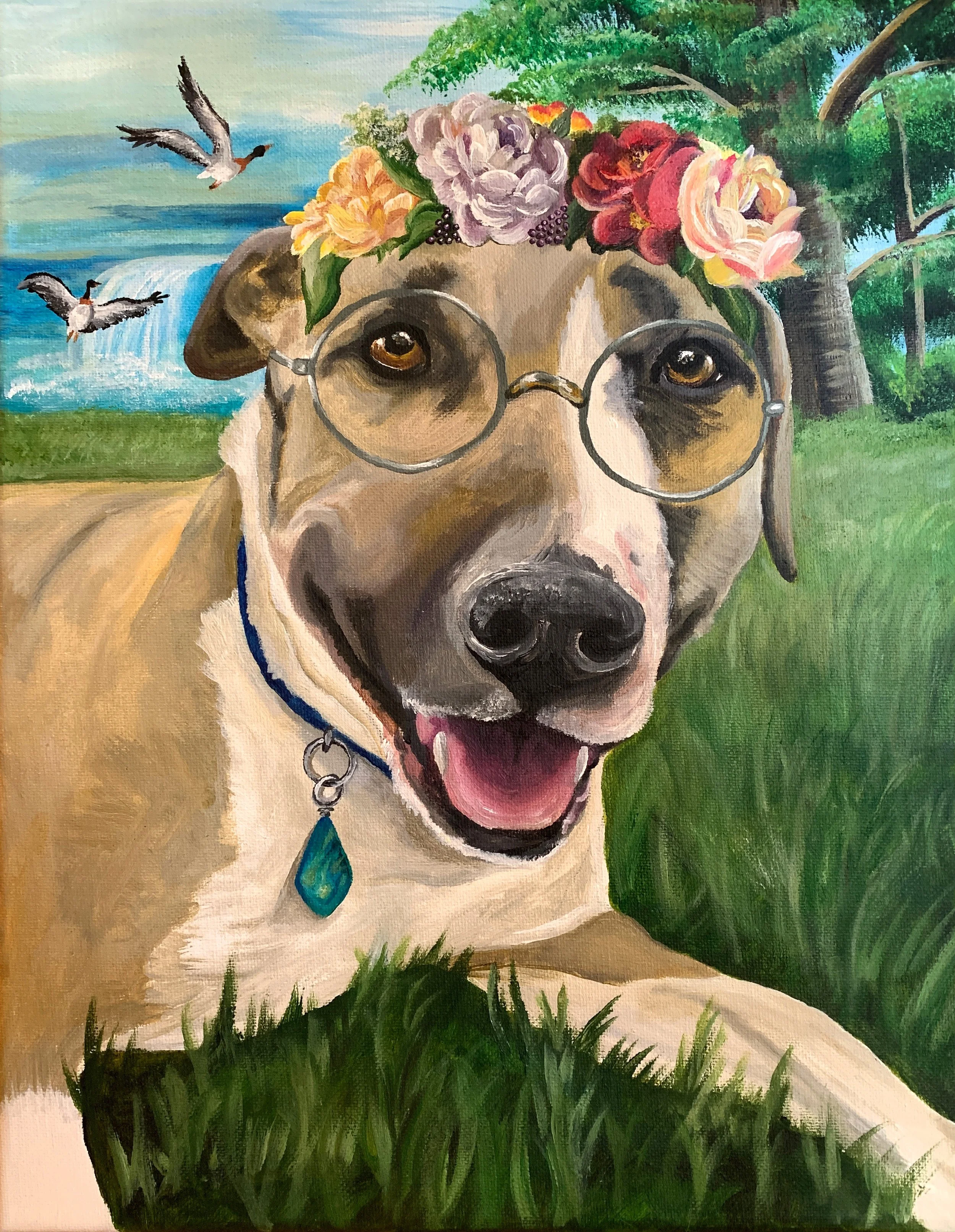 Dominguez Artist Dog