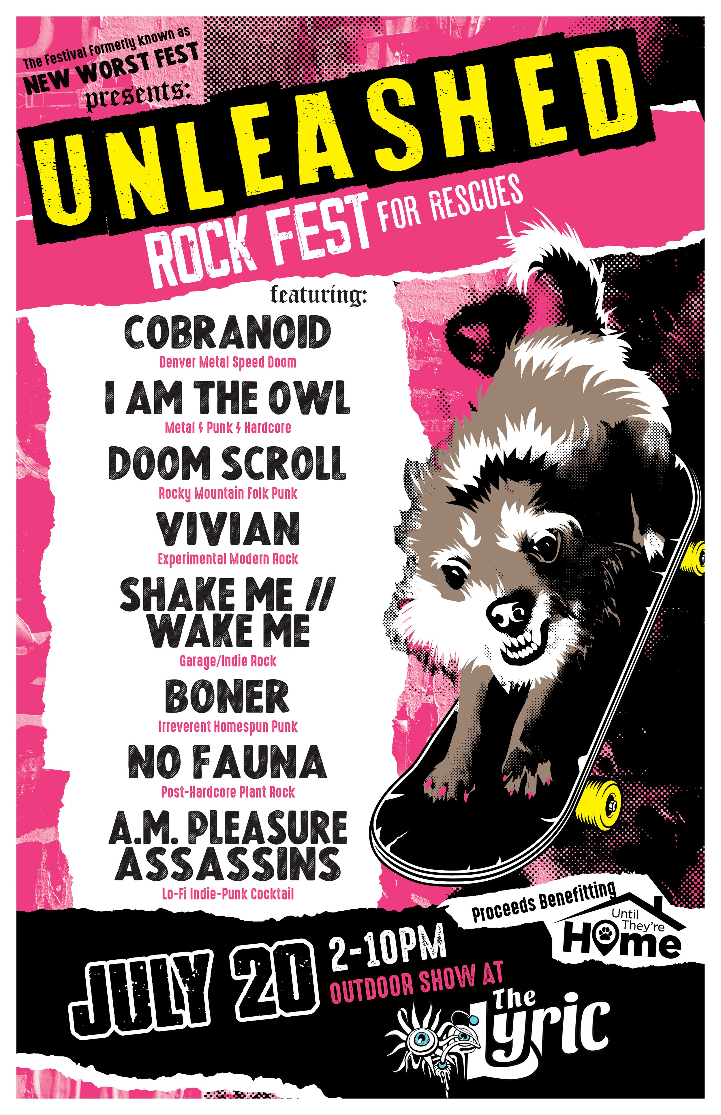 Unleashed - Lineup for Cobranoid 11x17.jpg