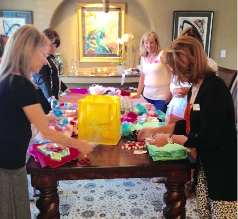 Putting together our Mother's Day Donations - Such Fun!