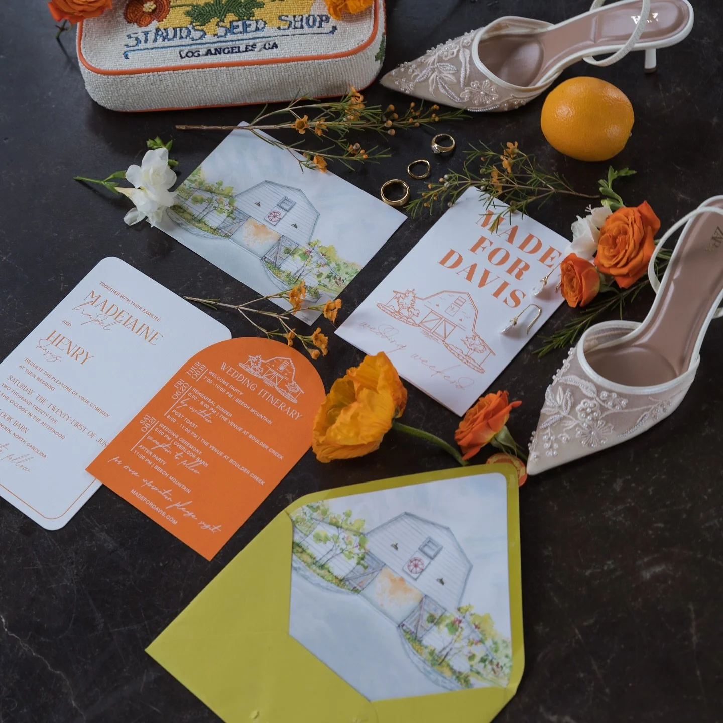 Even though I (stupidly) forgot to keep samples of everything I designed for my sisters wedding, @thinspacesweddings did such an amazing job photographing it all, it&rsquo;s okay. The photos AC captured are so amazing, even the ones of me ugly crying