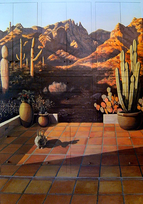 Tromp' L'oeil mural by Joe Pagac