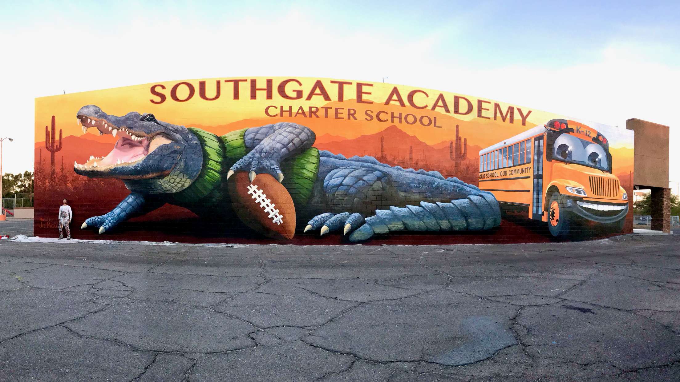 South Gate Academy Charter School Mural Tucson, AZ