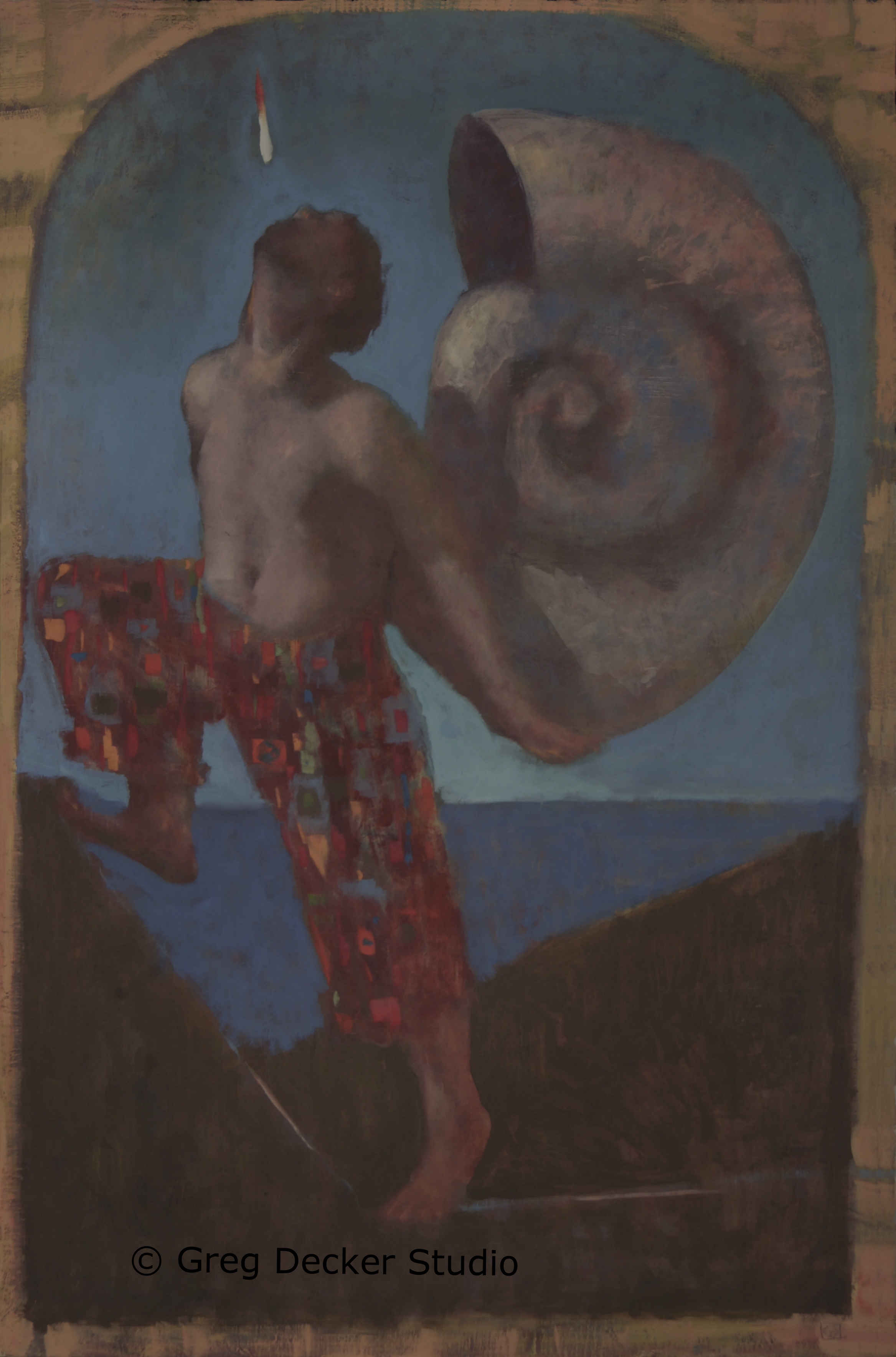 Man with Shell