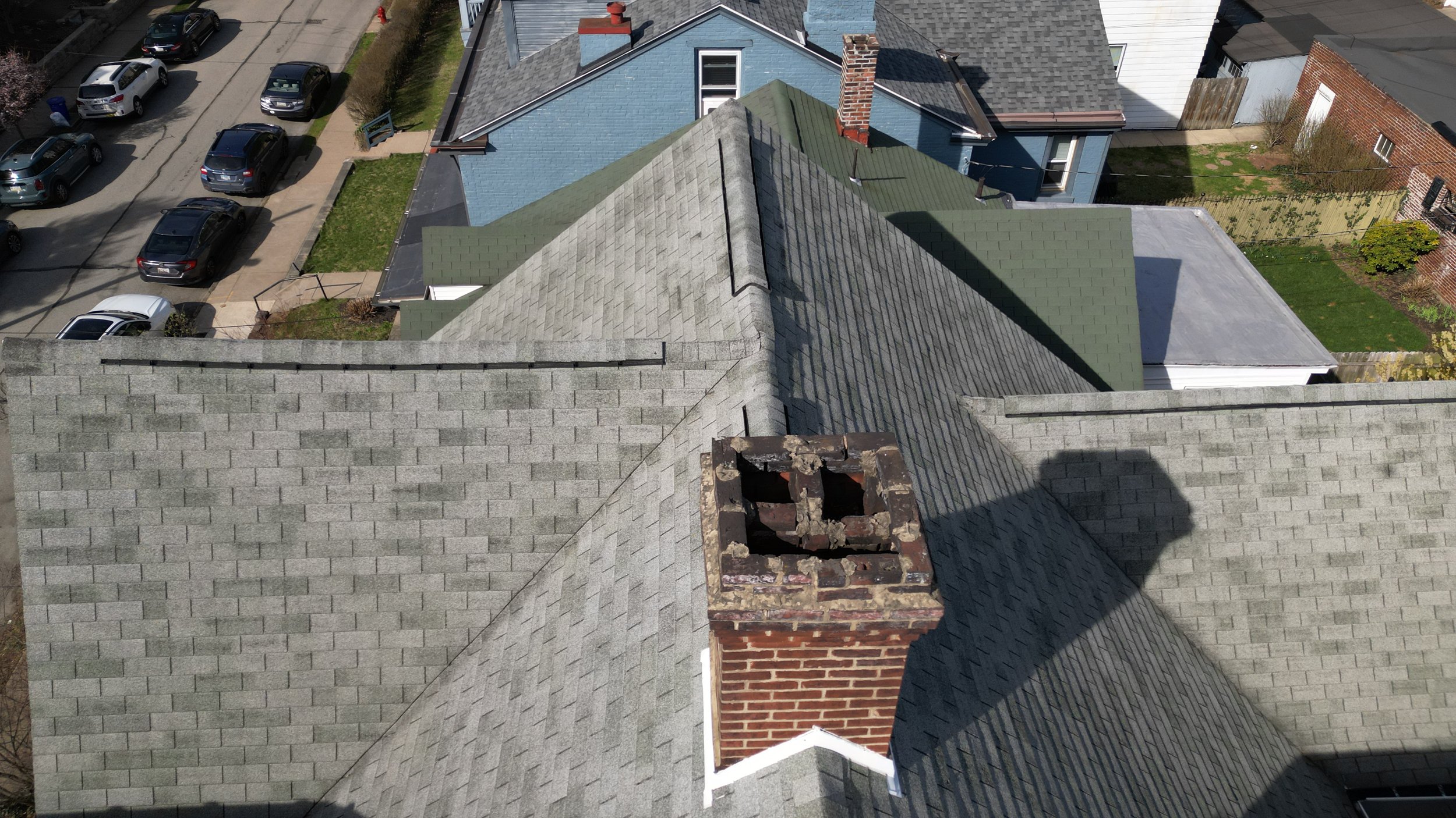 Aerial Drone Roof Inspection
