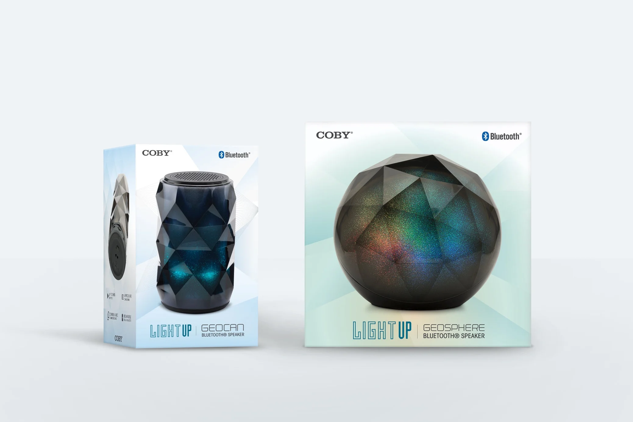 coby geosphere light up speaker