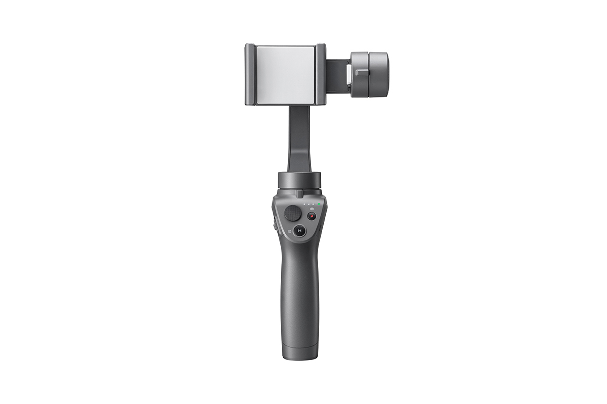 Osmo Mobile Osmo Mobile turns your smartphone into a smart motion camera, making every moment you shoot look smooth, professional and ready to share. Shoot cinematic videos anytime, or use its intelligent functions to track your subject, capture stunning motion timelapses or even stream a moment live around the globe. Two colors are available: Classic Black and Silver, so your Osmo Mobile can match your style.