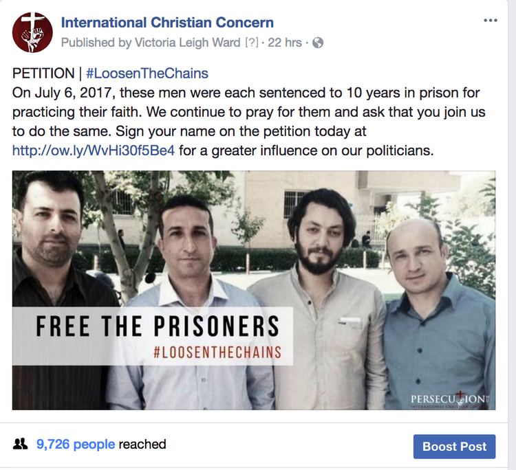 Victoria Leigh Julien ICC Facebook Post