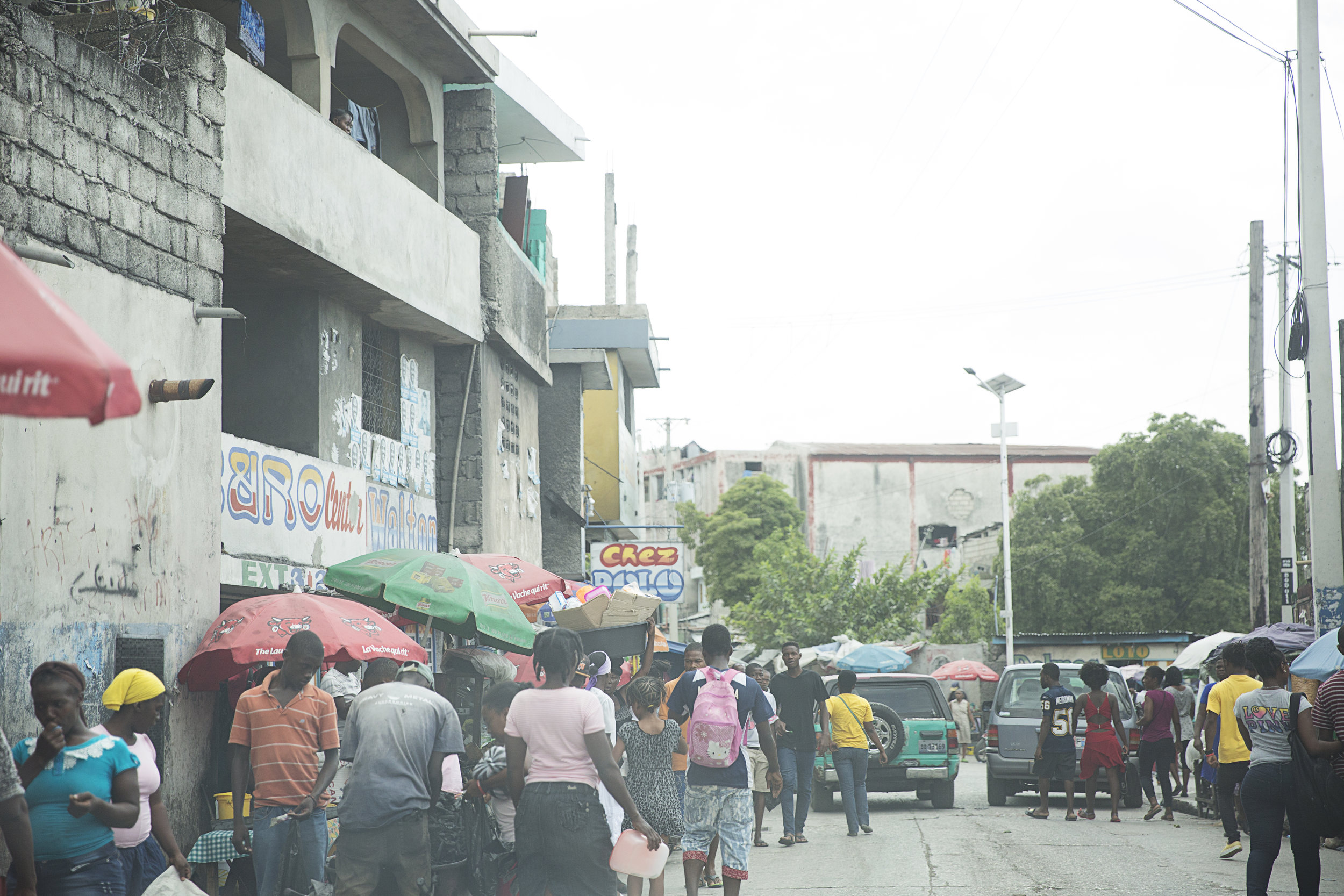 Our team gets to fly right into the daily hustle of Port-au-Prince.