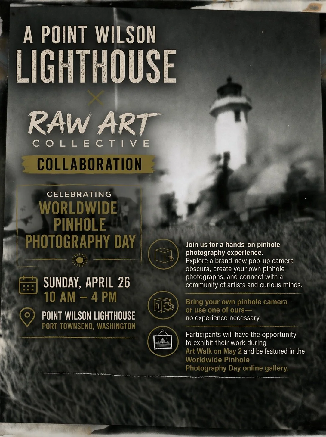 Worldwide Pinhole Day at Point Wilson Lighthouse