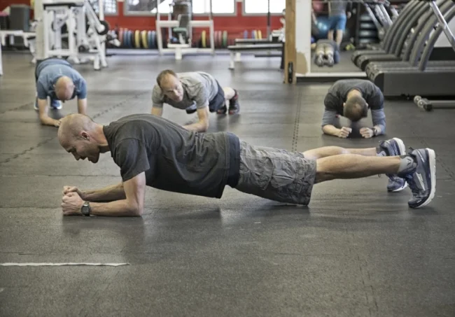 Keep your back straight. Activate your abs, glutes, and lower back. Photo by Sean Nielsen from the Peak Run Performance Rocky Mountain Running Retreat.