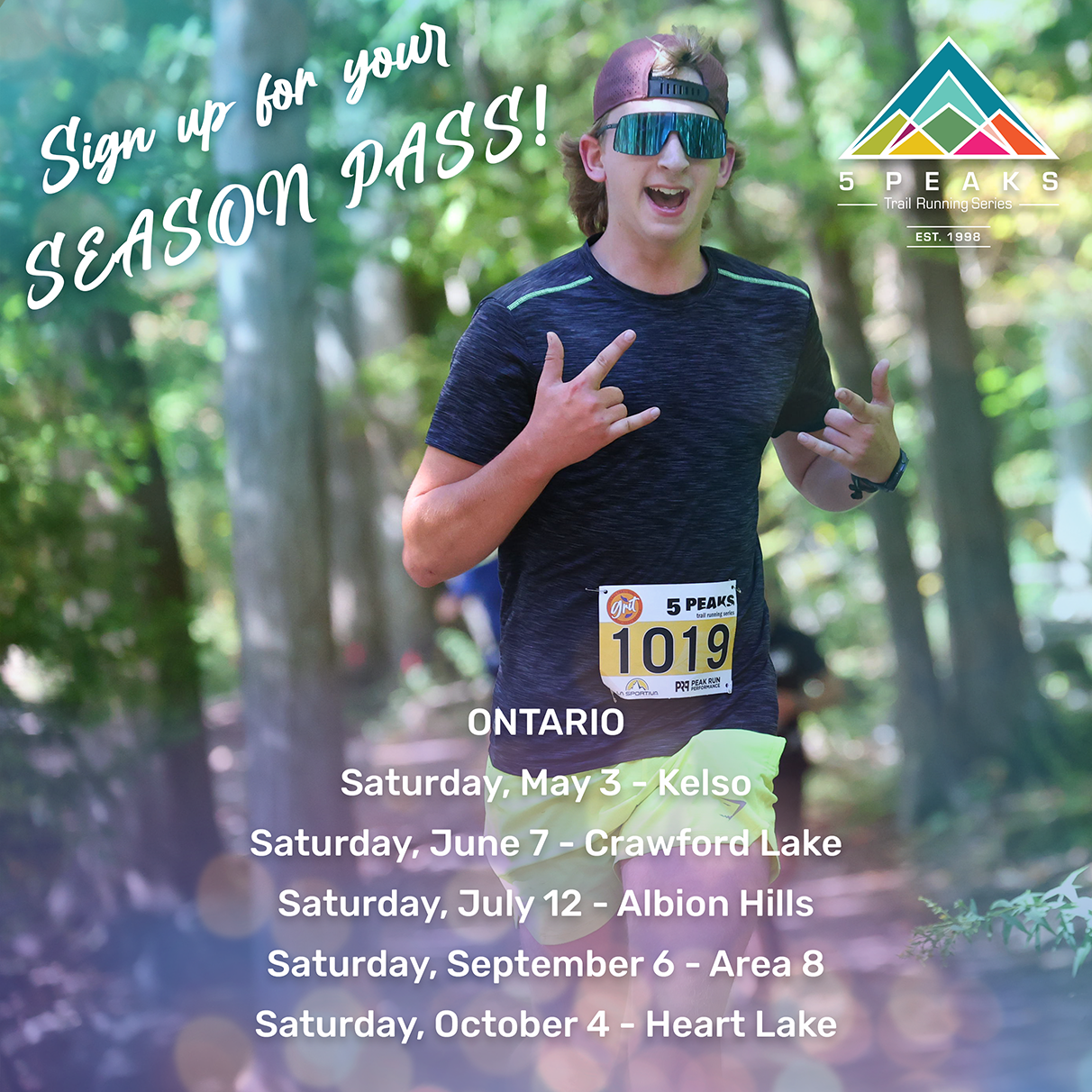 5 Peaks Ontario, Trail Running Ontario — 5 Peaks Adventures