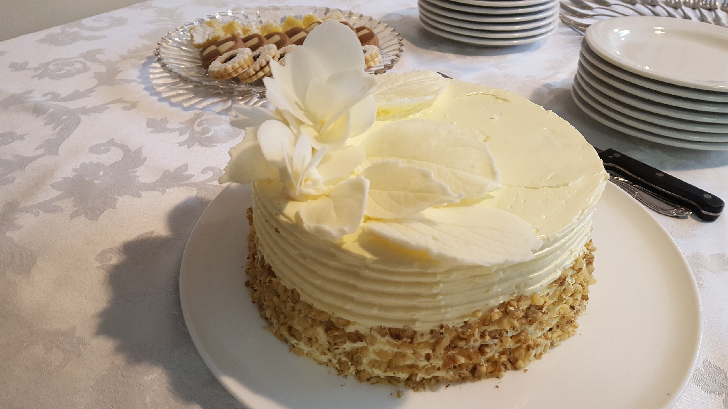 Savini's Carrot Cake on Display!