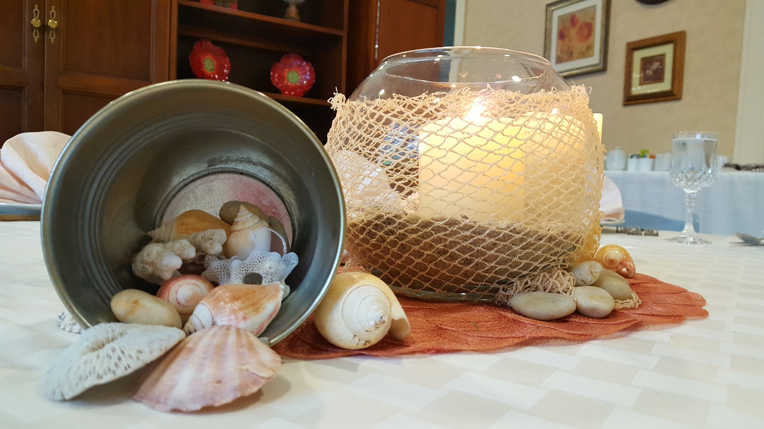 Julka's beach theme tablescape