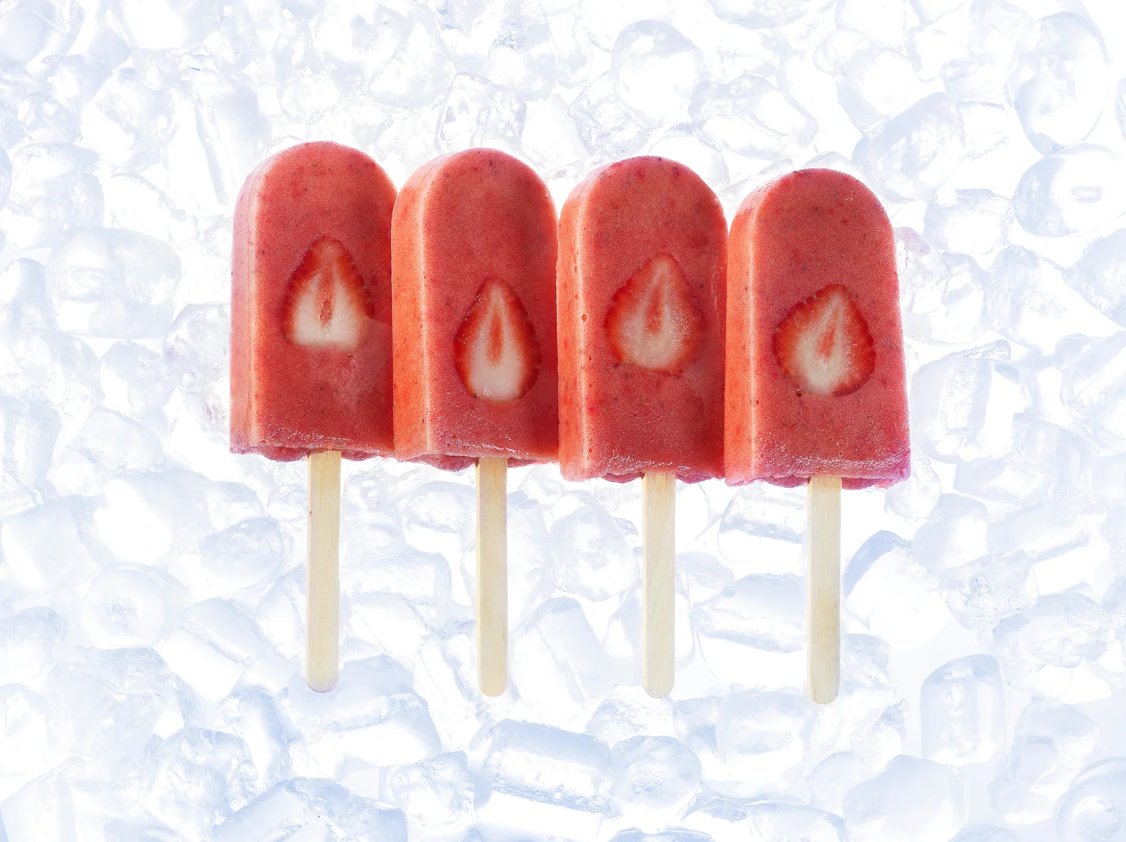 Strawberry Mousse Popsicle